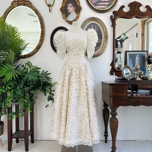 Barbara Ivory Lace Wedding Gown